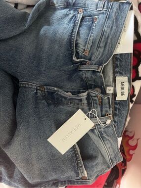 Agolde Light Blue Straight Leg Jeans